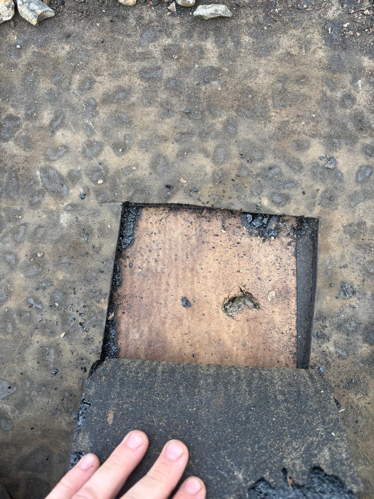 Een proefstuk laat zien hoe de dakopbouw eraan toe is